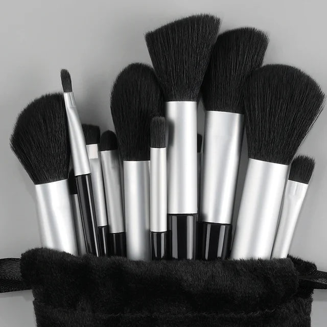 10-13Pcs New Makeup Brushes Set For Cosmetics Powder Foundation Blush