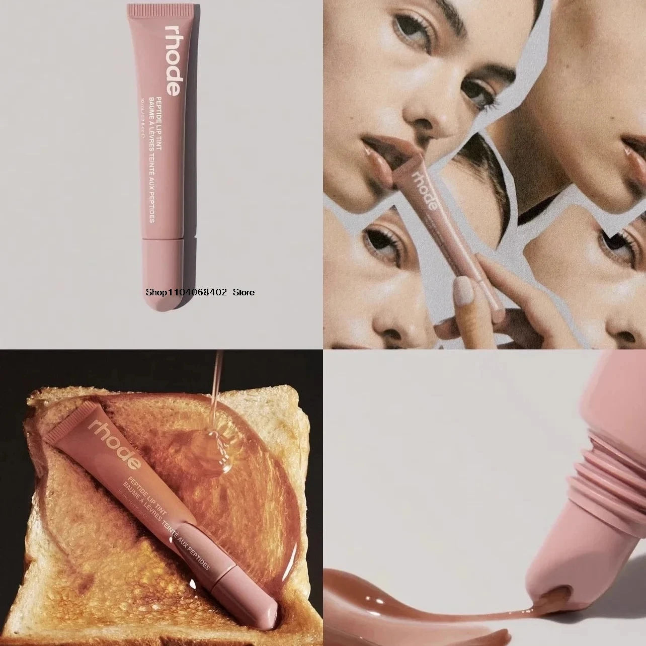 Rhode Makeup Toast New Cheek Blush Cream Blusher Stick Lip Gloss Phone Case For iPhone INS SALTY TAN Raspberry Espresso Lipstick