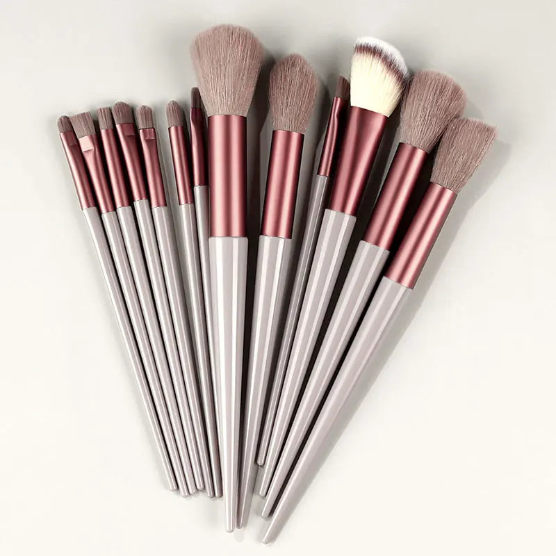 10-13Pcs New Makeup Brushes Set For Cosmetics Powder Foundation Blush