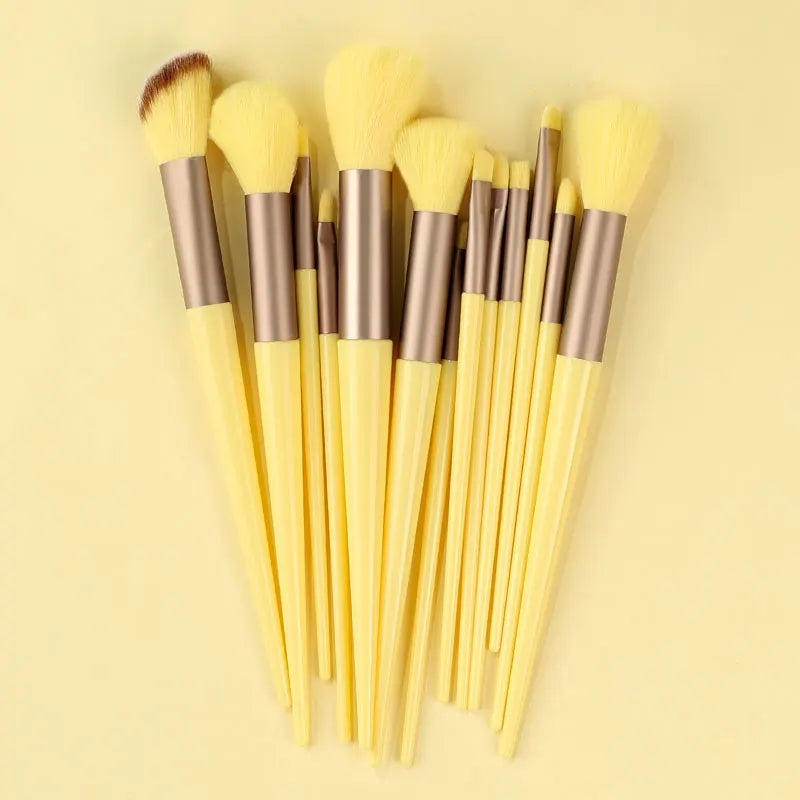 10-13Pcs New Makeup Brushes Set For Cosmetics Powder Foundation Blush