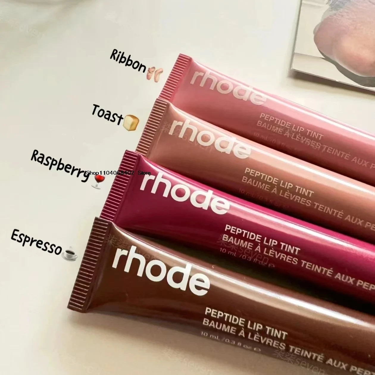Rhode Makeup Toast New Cheek Blush Cream Blusher Stick Lip Gloss Phone Case For iPhone INS SALTY TAN Raspberry Espresso Lipstick
